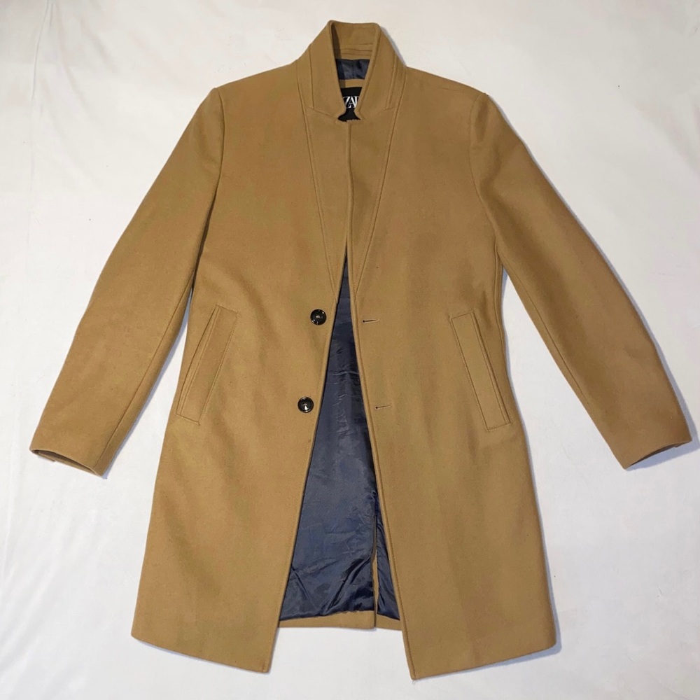 Zara Inverted Lapel Coat